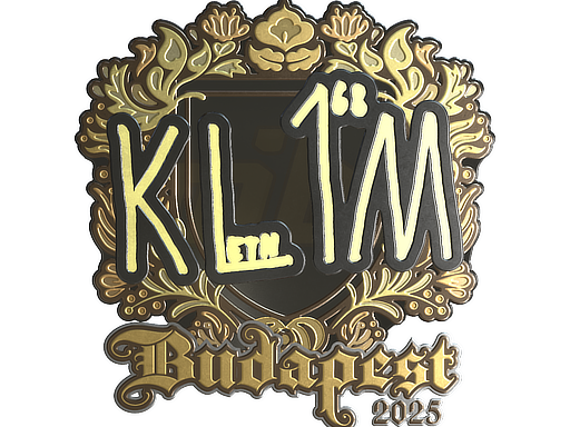 Sticker | kl1m | Budapest 2025 | Gold