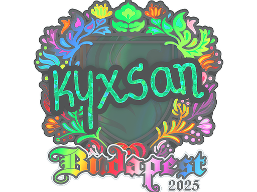 Sticker | kyxsan | Budapest 2025 | Holo