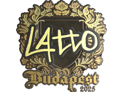 Sticker | latto | Budapest 2025 | Gold