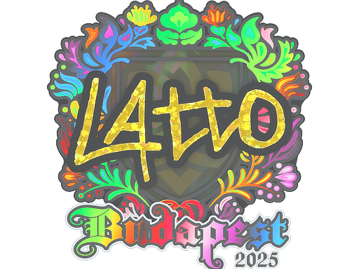 Sticker | latto | Budapest 2025 | Holo