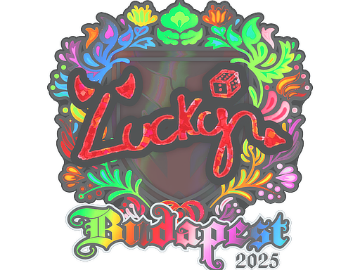 Sticker | Lucky | Budapest 2025 | Holo