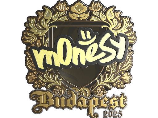 Sticker | m0NESY | Budapest 2025 | Gold