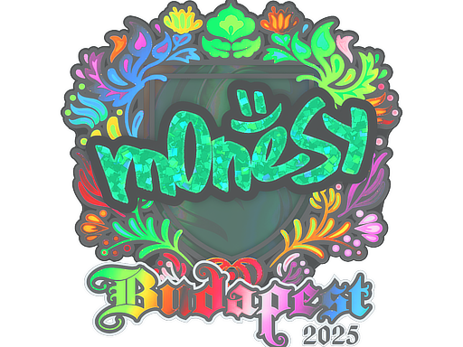Sticker | m0NESY | Budapest 2025 | Holo
