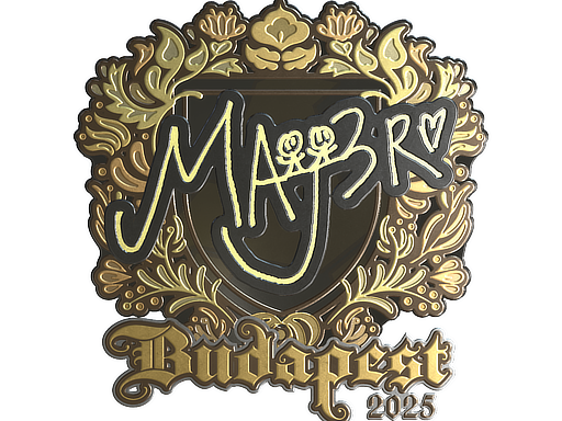 Sticker | MAJ3R | Budapest 2025 | Gold