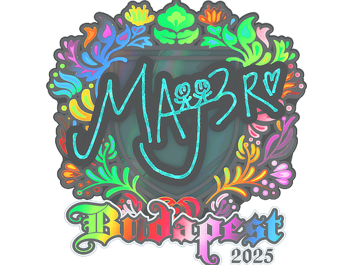 Sticker | MAJ3R | Budapest 2025 | Holo