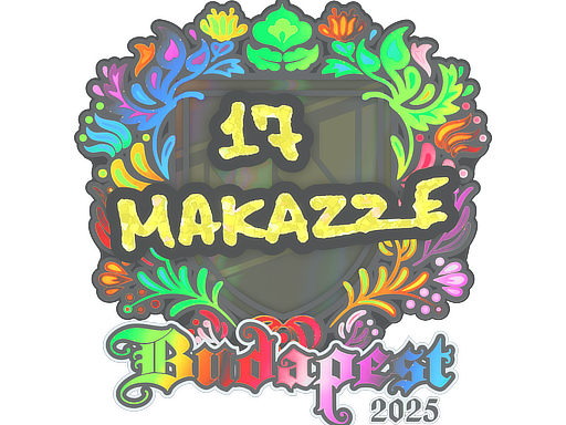 Sticker | makazze | Budapest 2025 | Holo