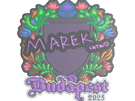 Sticker | Marek | Budapest 2025 | Embroidered