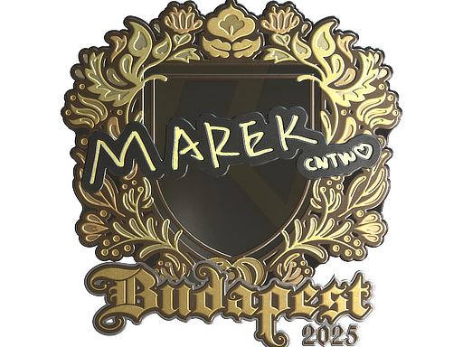 Sticker | Marek | Budapest 2025 | Gold
