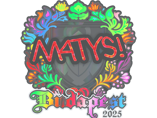 Sticker | MATYS | Budapest 2025 | Holo