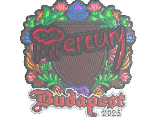 Sticker | Mercury | Budapest 2025 | Embroidered