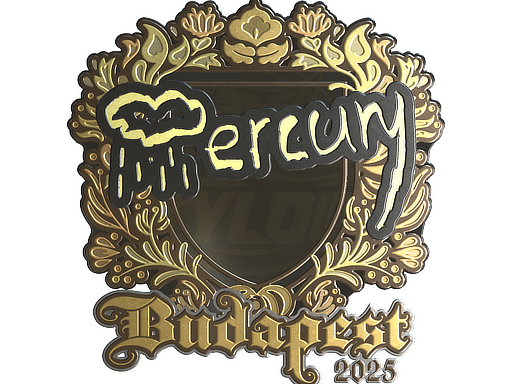 Sticker | Mercury | Budapest 2025 | Gold