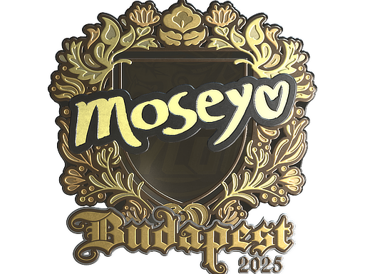 Sticker | Moseyuh | Budapest 2025 | Gold