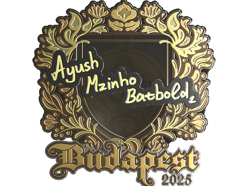 Sticker | mzinho | Budapest 2025 | Gold