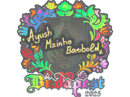 Sticker | mzinho | Budapest 2025 | Holo