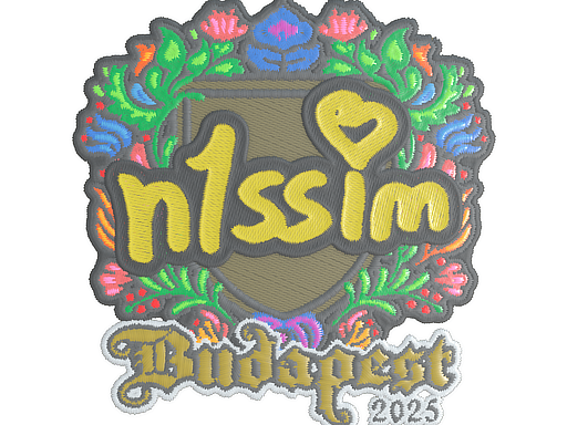Sticker | n1ssim | Budapest 2025 | Embroidered