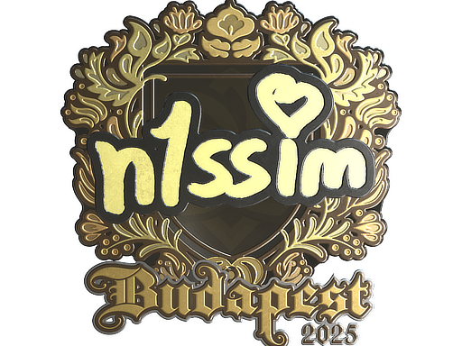 Sticker | n1ssim | Budapest 2025 | Gold