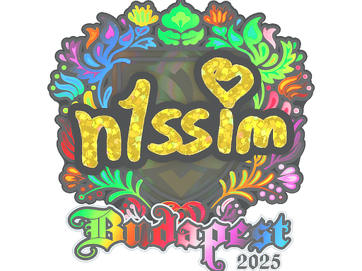 Sticker | n1ssim | Budapest 2025 | Holo