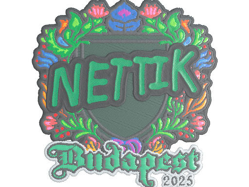 Sticker | nettik | Budapest 2025 | Embroidered