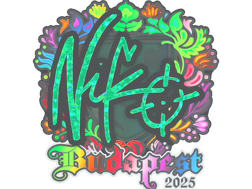 Sticker | NiKo | Budapest 2025 | Holo