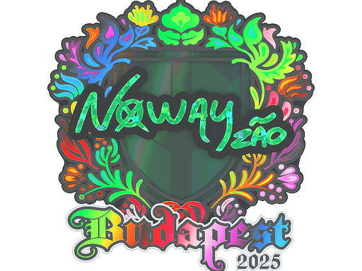 Sticker | noway | Budapest 2025 | Holo