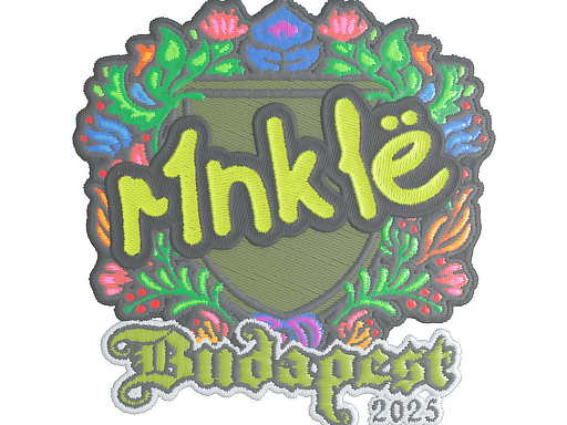 Sticker | r1nkle | Budapest 2025 | Embroidered