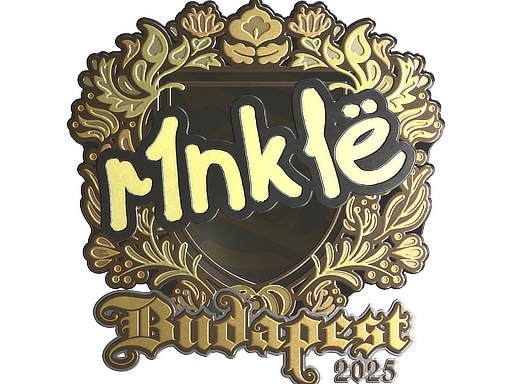 Sticker | r1nkle | Budapest 2025 | Gold