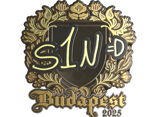 Sticker | s1n | Budapest 2025 | Gold
