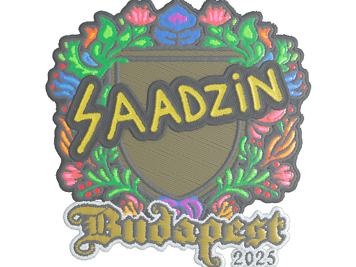 Sticker | saadzin | Budapest 2025 | Embroidered