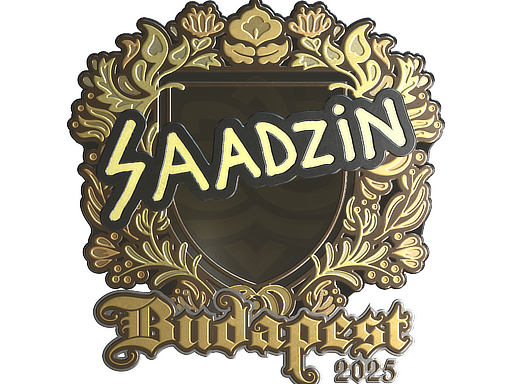 Sticker | saadzin | Budapest 2025 | Gold
