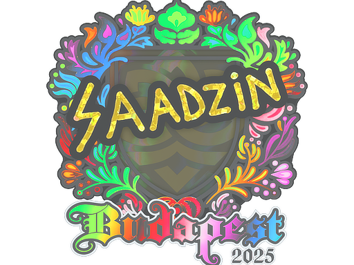 Sticker | saadzin | Budapest 2025 | Holo