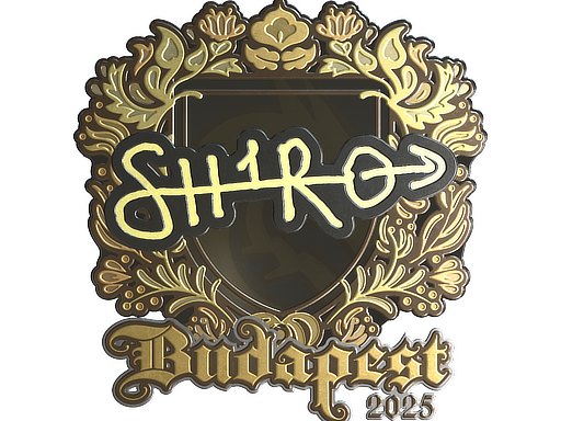 Sticker | sh1ro | Budapest 2025 | Gold