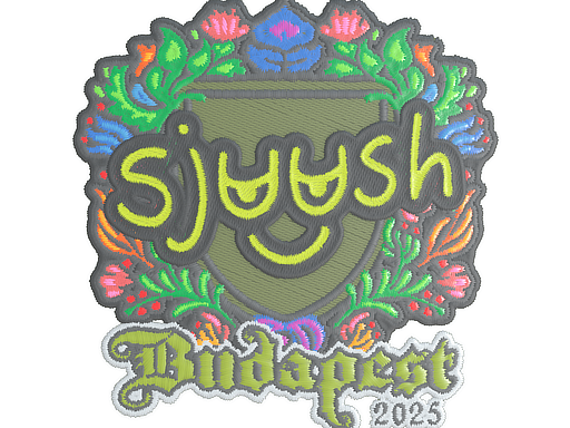 Sticker | sjuush | Budapest 2025 | Embroidered