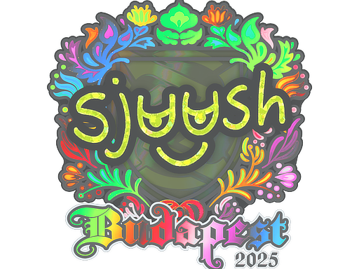Sticker | sjuush | Budapest 2025 | Holo