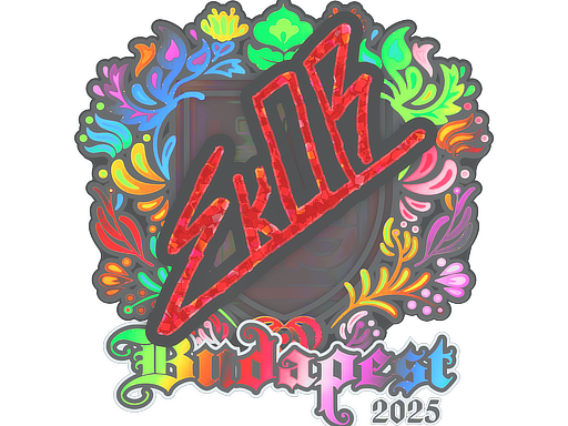 Sticker | sk0R | Budapest 2025 | Holo