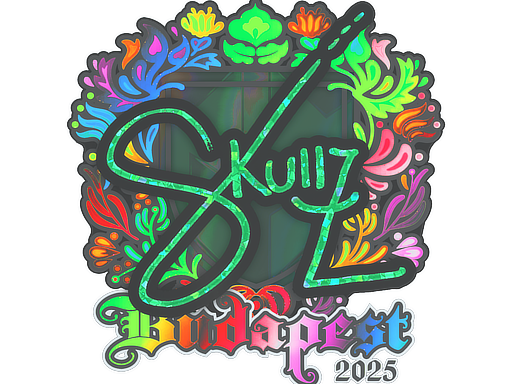 Sticker | skullz | Budapest 2025 | Holo