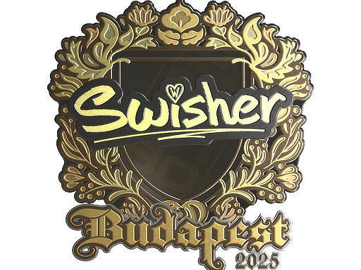 Sticker | Swisher | Budapest 2025 | Gold