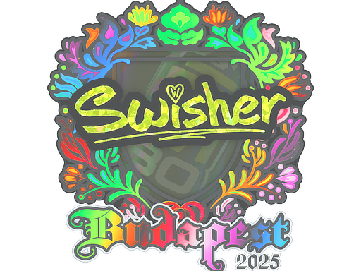 Sticker | Swisher | Budapest 2025 | Holo