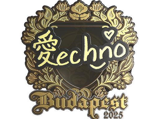 Sticker | Techno4K | Budapest 2025 | Gold
