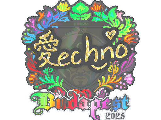 Sticker | Techno4K | Budapest 2025 | Holo