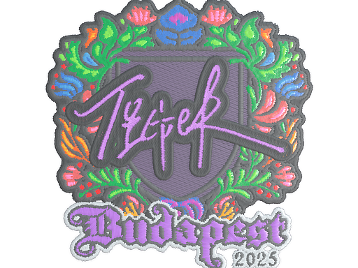 Sticker | Tiger | Budapest 2025 | Embroidered