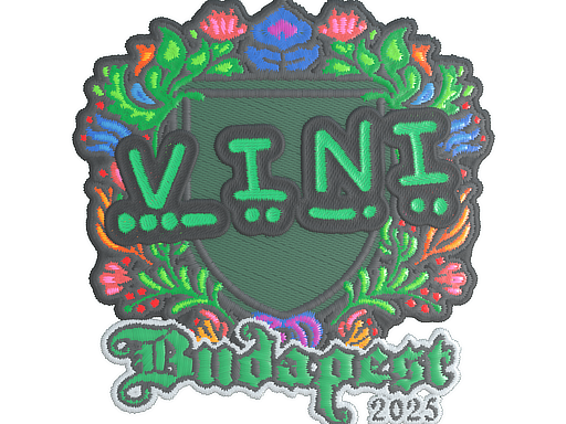 Sticker | VINI | Budapest 2025 | Embroidered