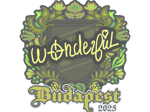Sticker | w0nderful | Budapest 2025 | Default