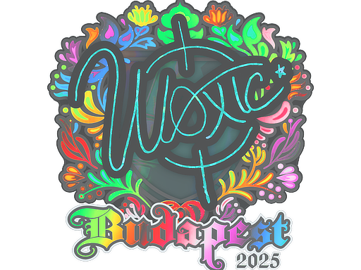 Sticker | woxic | Budapest 2025 | Holo
