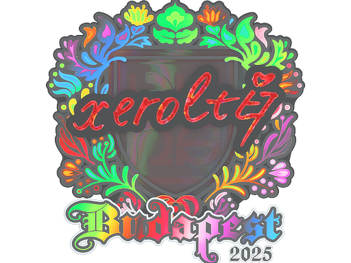 Sticker | xerolte | Budapest 2025 | Holo