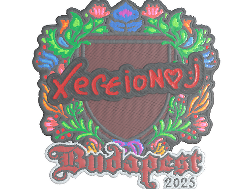 Sticker | xertioN | Budapest 2025 | Embroidered