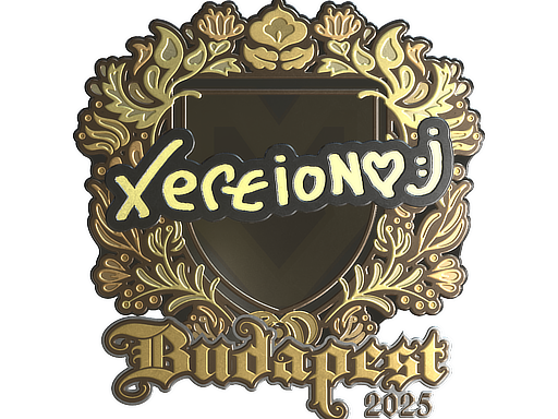 Sticker | xertioN | Budapest 2025 | Gold