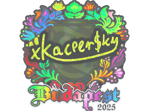 Sticker | xKacpersky | Budapest 2025 | Holo