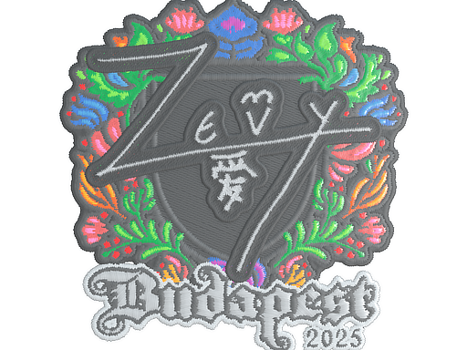 Sticker | zevy | Budapest 2025 | Embroidered
