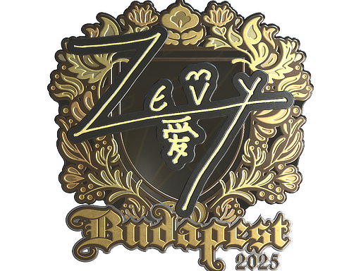 Sticker | zevy | Budapest 2025 | Gold
