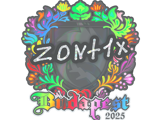 Sticker | zont1x | Budapest 2025 | Holo